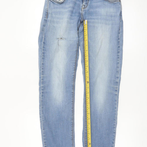 Superdry Women's Blue Mogen Slim Fit Jeans Size 12