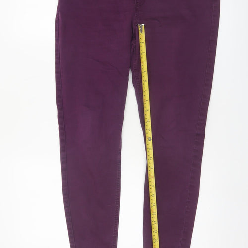 Marks and Spencer Women Purple Jegging Jeans Size 16 Regular Fit