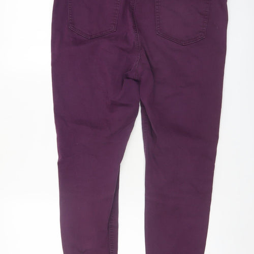 Marks and Spencer Women Purple Jegging Jeans Size 16 Regular Fit