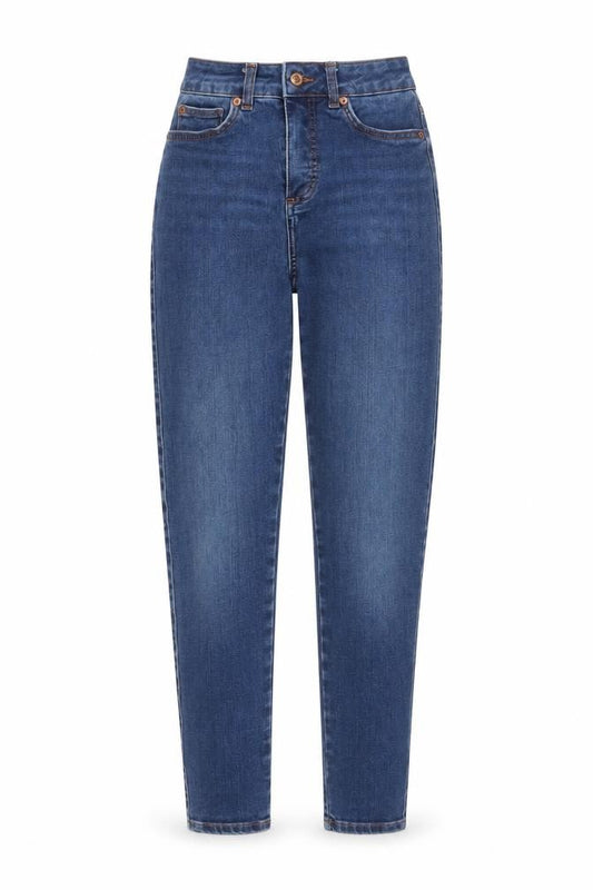 New Look Women Blue High Rise Skinny Stretch Denim Jeans Size 8