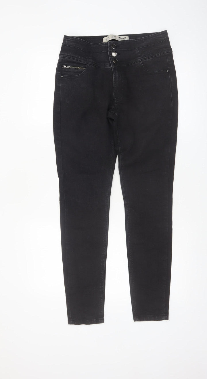 Denim Co. Women’s Black Skinny Jeans Size 10 Stretch Denim