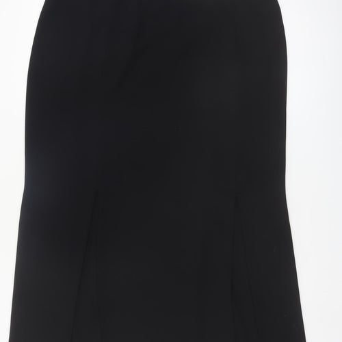 Frank Usher Women’s Black Size 14 Pencil Skirt Knee Length