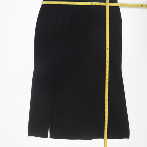 Frank Usher Women’s Black Size 14 Pencil Skirt Knee Length