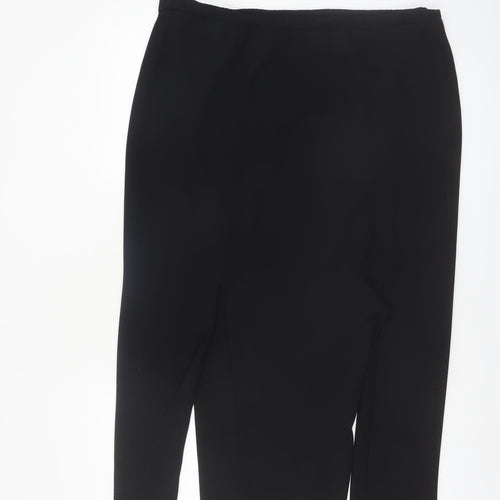 Frank Usher Women’s Black Size 14 Pencil Skirt Knee Length
