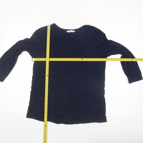 White Stuff Women's Blue Long Sleeve Tunic Blouse UK 10