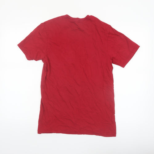 Harry Potter Gryffindor Quidditch Red T-Shirt Men's Small Cotton Crew Neck
