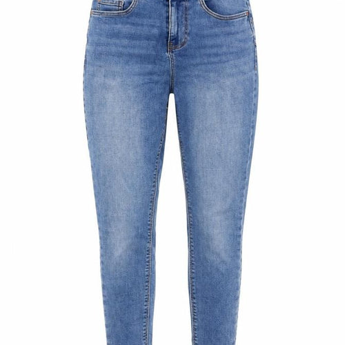 New Look Women Blue Skinny Jeans UK 8 Short High Rise Denim