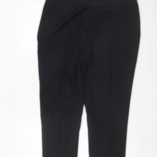 Bonmarché Womens Black Size 14 Straight Leg Polyester Trousers