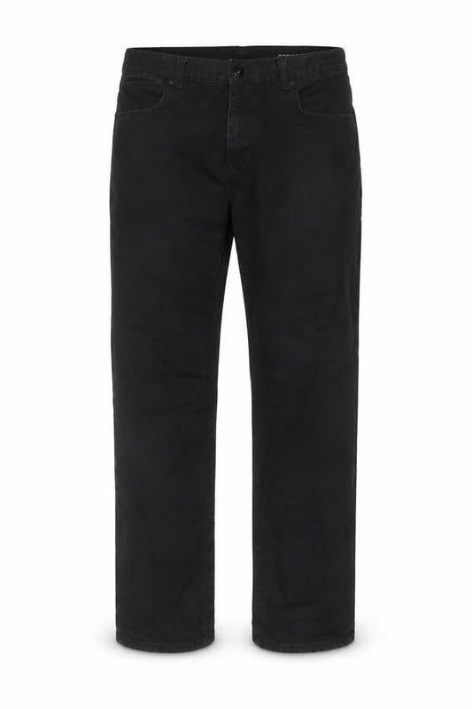 F&F Men's Black Straight Leg Jeans Size 36x30 Cotton Denim