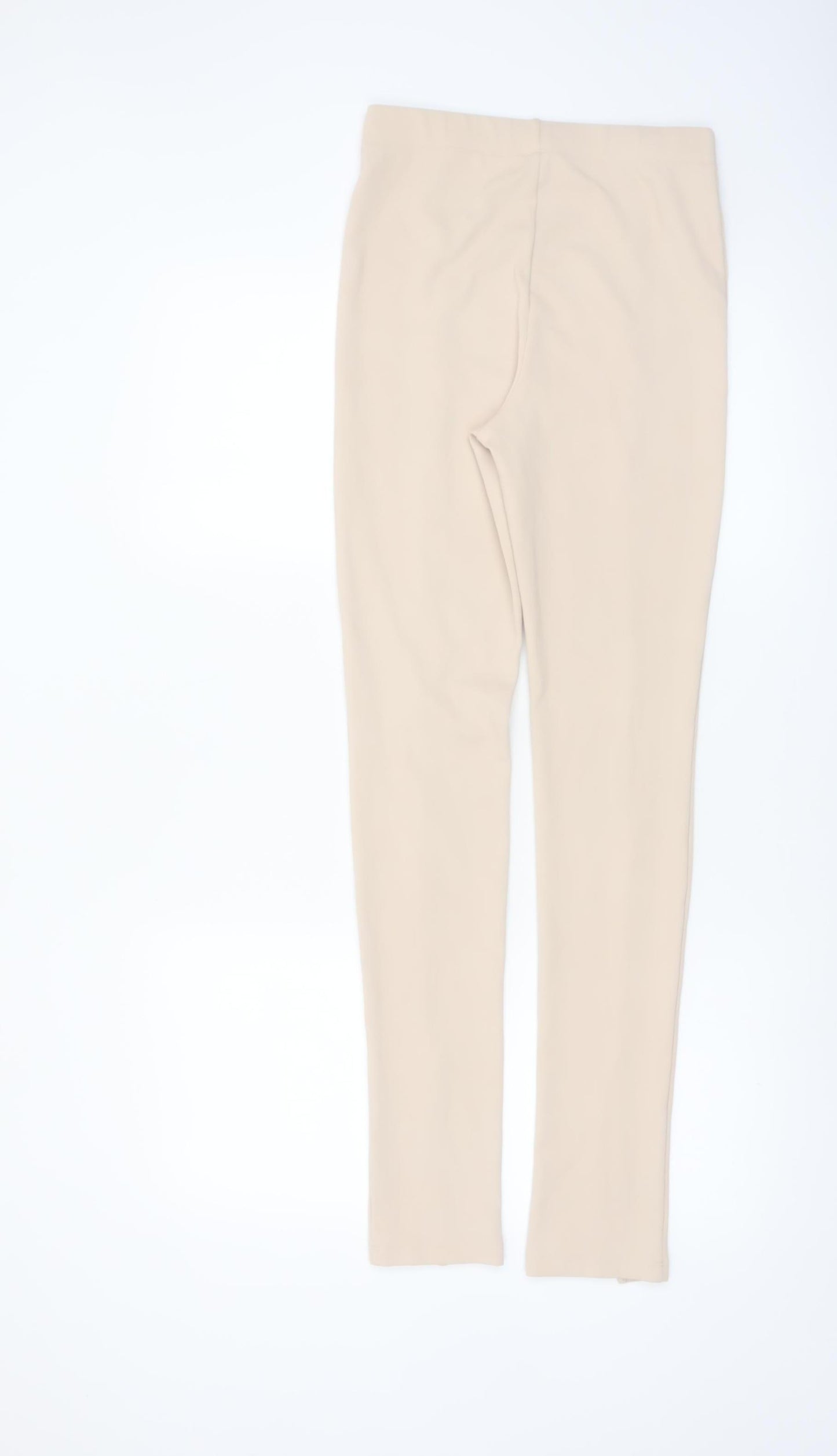 H&M Divided Womens Beige Slim Leggings Trousers Size S