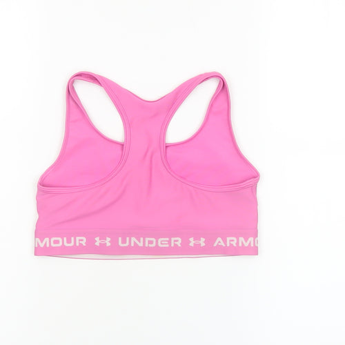 Under Armour Women's Pink Small Racerback Sports Bra - Medium Support