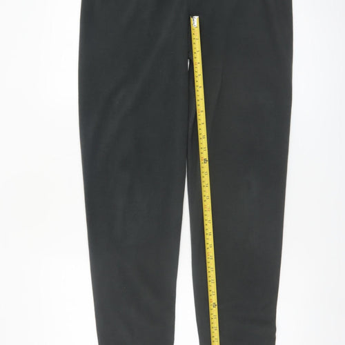 Trespass Men's Black XL Fleece Sweatpants with Elastic Waist