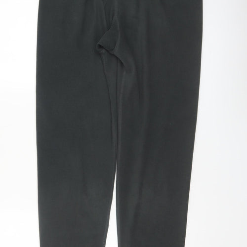 Trespass Men's Black XL Fleece Sweatpants with Elastic Waist