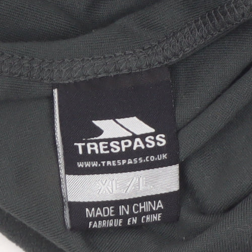 Trespass Men's Black XL Fleece Sweatpants with Elastic Waist