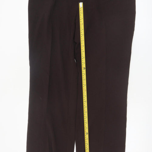 Marks and Spencer Women Brown Size 16 Dress Pants with Belt