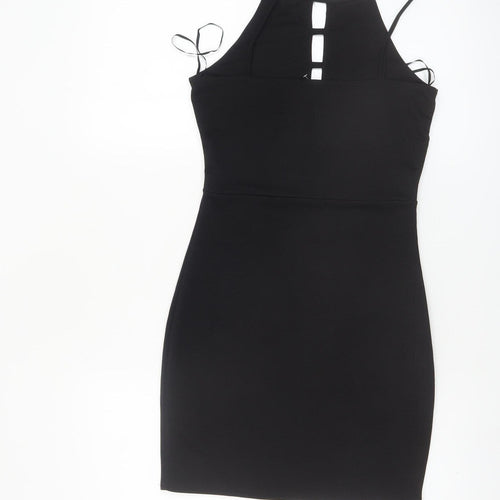 PrettyLittleThing Women’s Black Size 10 Bodycon Sleeveless Short Dress