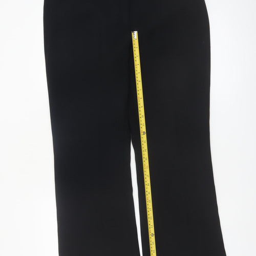 Next Women Black Polyester Dress Pants Trousers Size 14 Regular