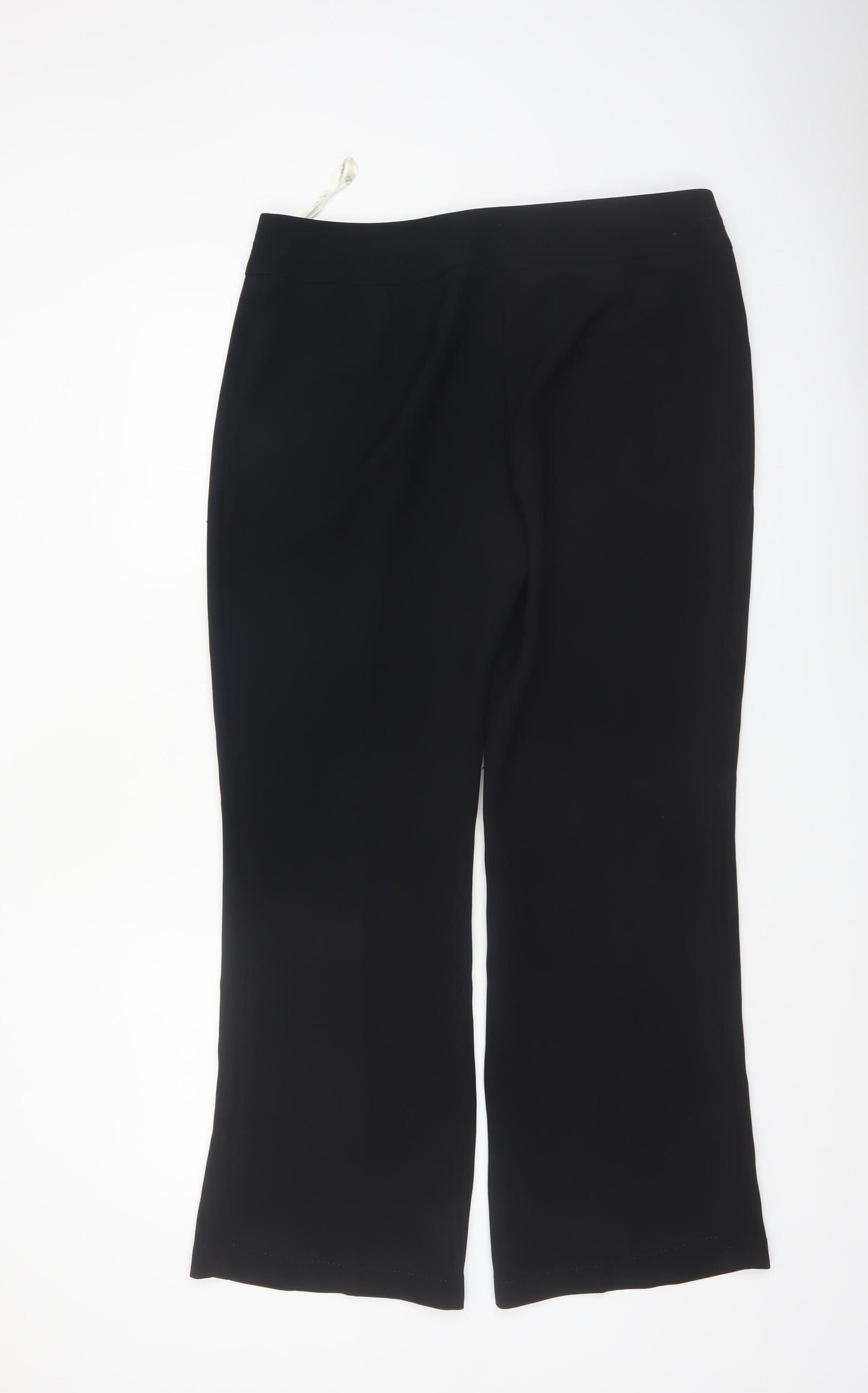 Next Women Black Polyester Dress Pants Trousers Size 14 Regular