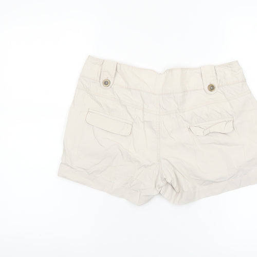 Dorothy Perkins Women's Beige Chino Shorts Size 10UK