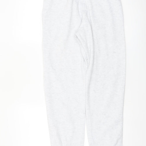Disney Womens Grey XS Jogger Sweatpants with Stitch Embroidery