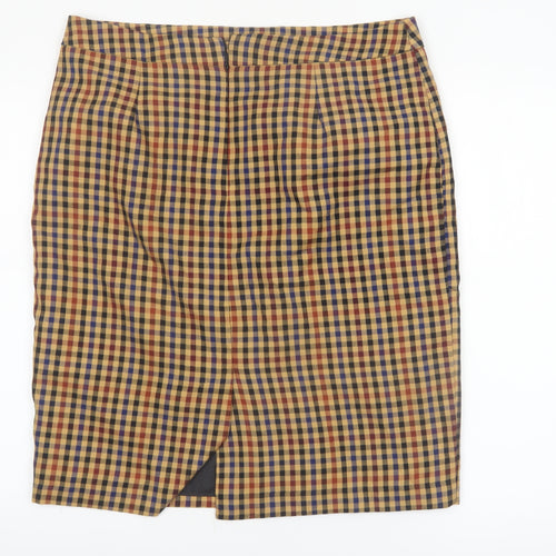 Tu Women’s Multicoloured Checked Pencil Skirt Size 16