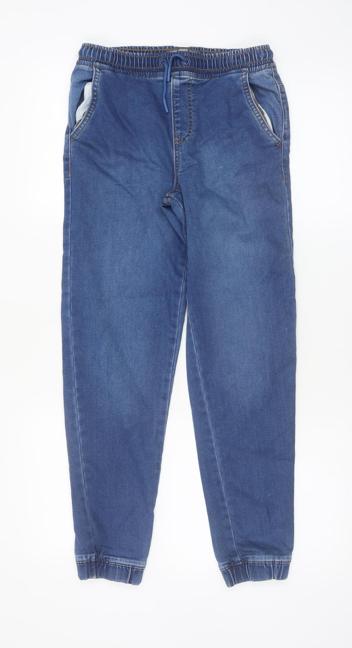 Denim Co Boys Blue Tapered Jogger Jeans 11-12 Years Regular Fit