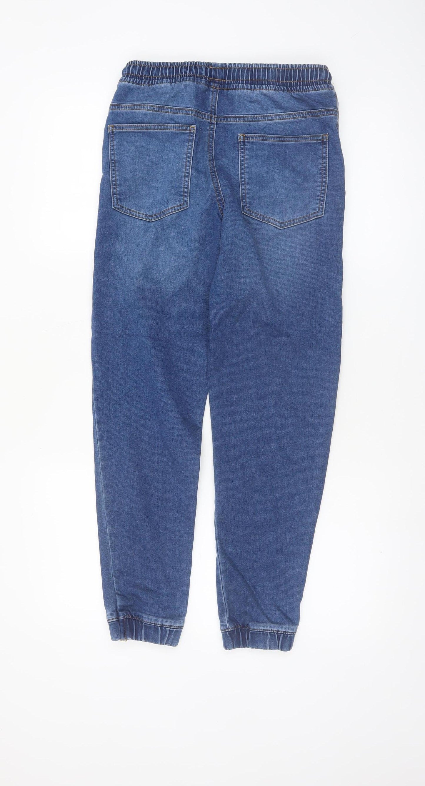 Denim Co Boys Blue Tapered Jogger Jeans 11-12 Years Regular Fit