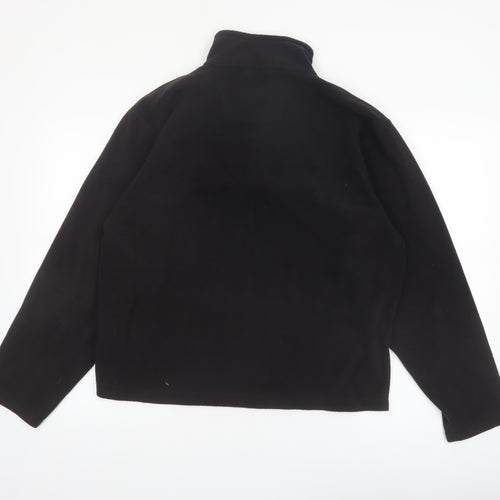 Regatta Men's Black Fleece 1/4 Zip Sweatshirt L Outdoor Pullover