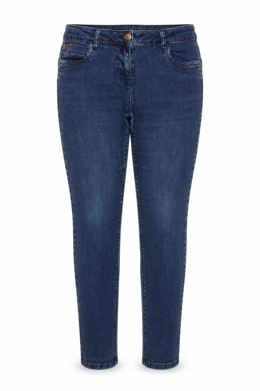 George Women’s Blue Skinny Jeans Size 14 Mid Rise Stretch Denim