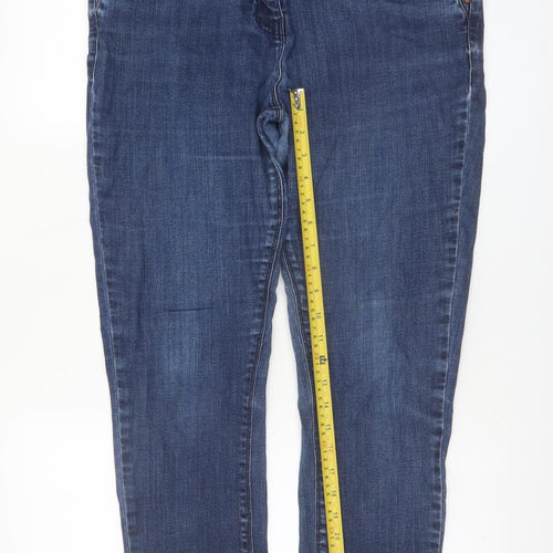 George Women’s Blue Skinny Jeans Size 14 Mid Rise Stretch Denim