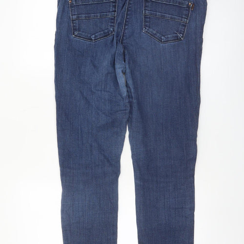 George Women’s Blue Skinny Jeans Size 14 Mid Rise Stretch Denim
