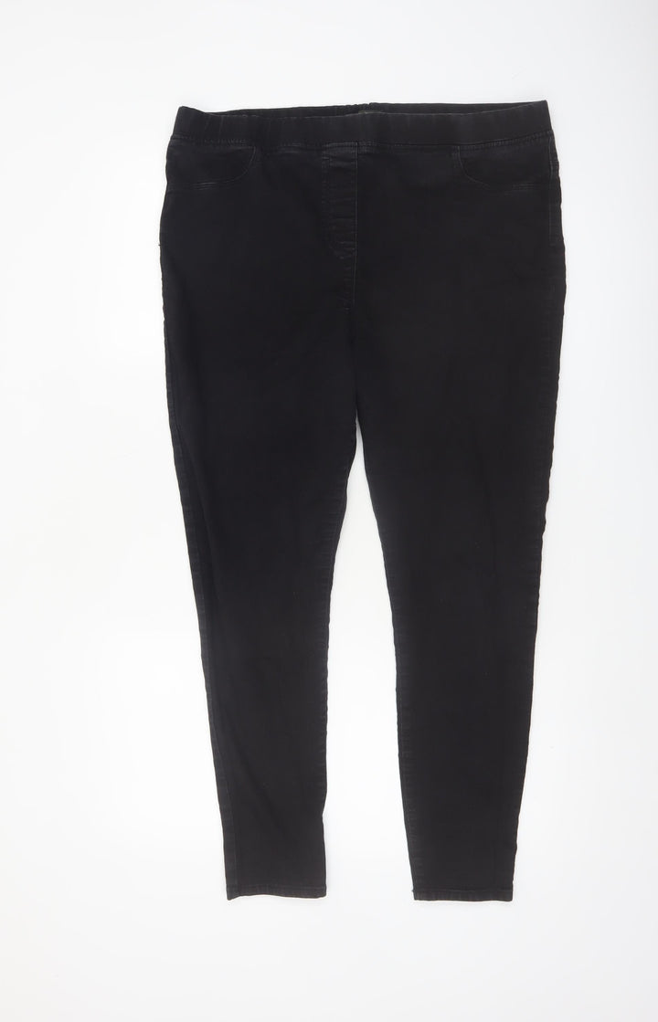 Studio Denim Women's Black Size 18 Skinny Stretch Jeans