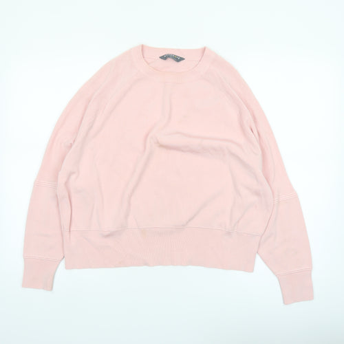 Marks and Spencer Goodmove Pink Crew Neck Long Sleeve Jumper Size 12