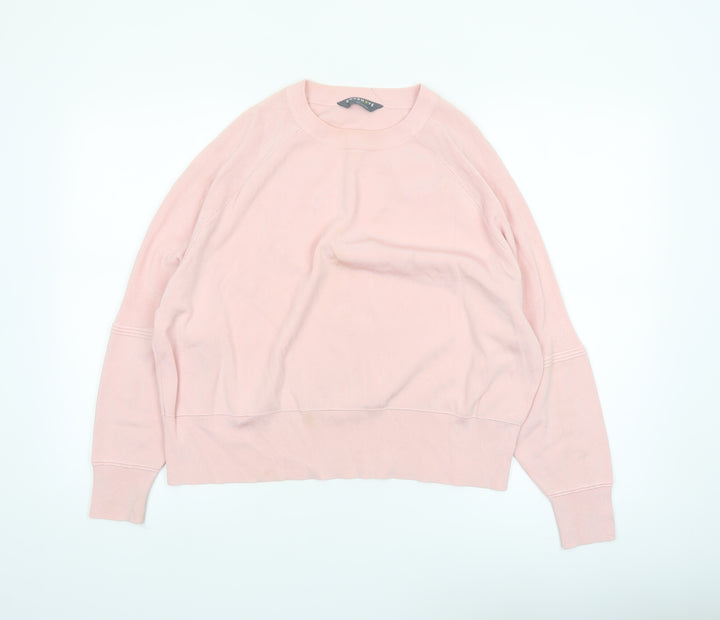Marks and Spencer Goodmove Pink Crew Neck Long Sleeve Jumper Size 12