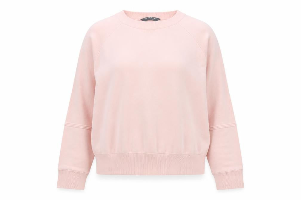 Front view of Marks & Spencer Goodmove Pink Crew Neck Long Sleeve Jumper, size 12