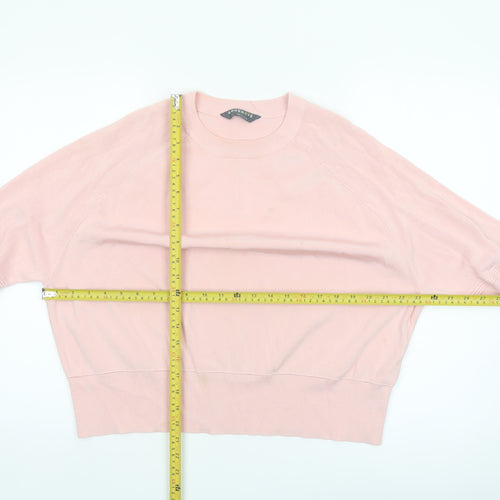 Marks and Spencer Goodmove Pink Crew Neck Long Sleeve Jumper Size 12