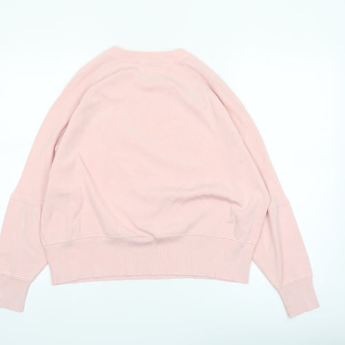 Marks and Spencer Goodmove Pink Crew Neck Long Sleeve Jumper Size 12