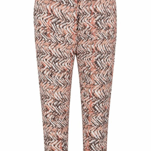 Originals Women’s Multicoloured Geometric Tapered Viscose Trousers Size 12