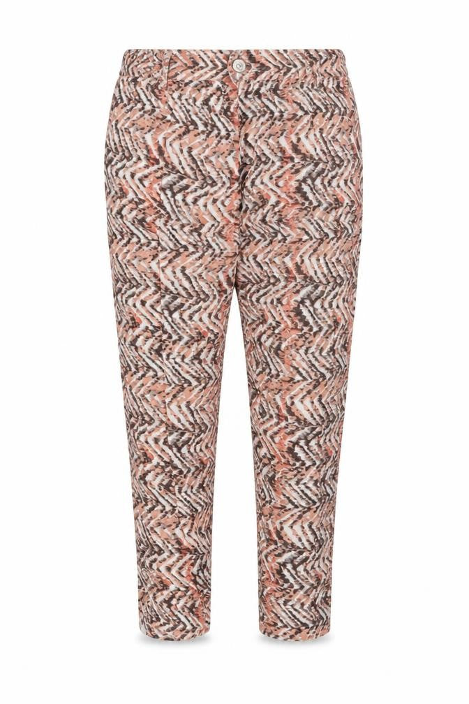 Originals Women’s Multicoloured Geometric Tapered Viscose Trousers Size 12
