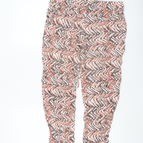 Originals Women’s Multicoloured Geometric Tapered Viscose Trousers Size 12