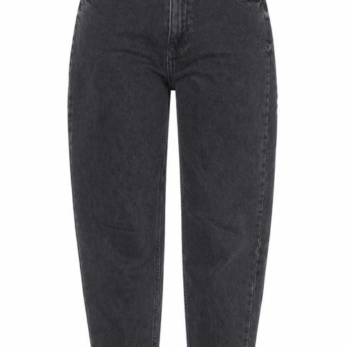 F&F Women's Black High Rise Mom Jeans Size 6 Regular Denim