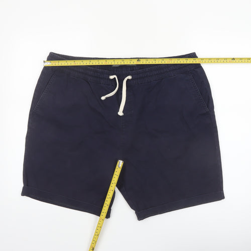 Denim Co. Men’s Blue 2XL Bermuda Relaxed Cotton Shorts