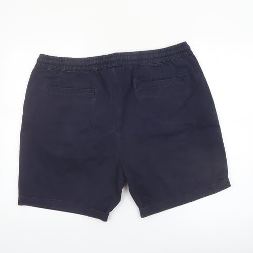 Denim Co. Men’s Blue 2XL Bermuda Relaxed Cotton Shorts