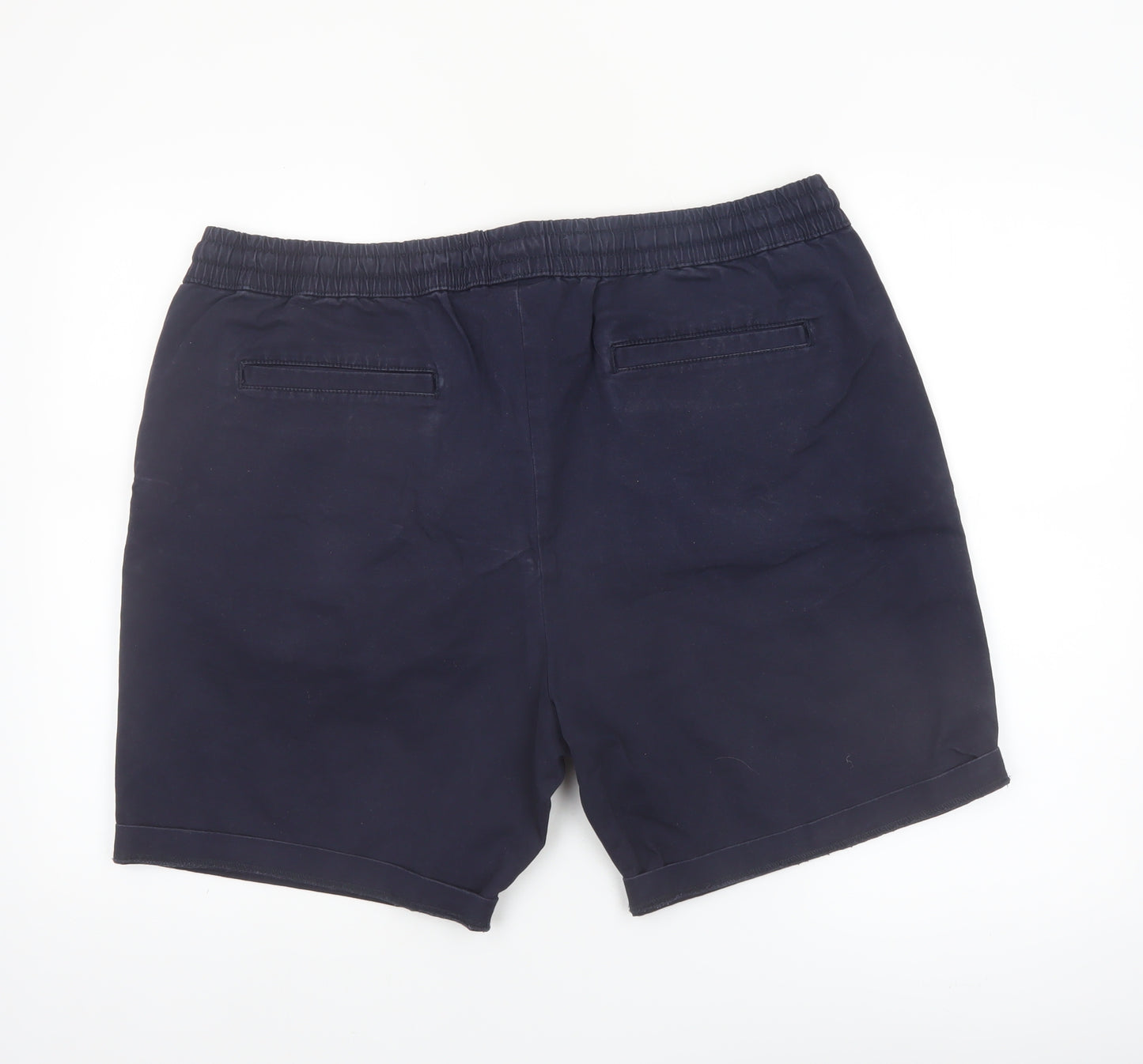 Denim Co. Men’s Blue 2XL Bermuda Relaxed Cotton Shorts
