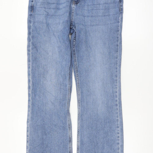 NEXT Women Blue Straight Regular Fit Mid Rise Denim Jeans Size 14