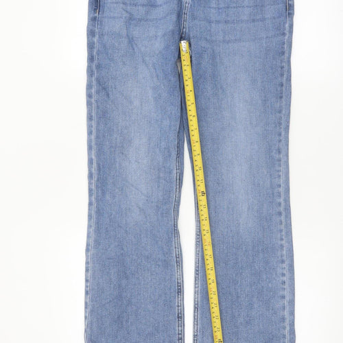 NEXT Women Blue Straight Regular Fit Mid Rise Denim Jeans Size 14