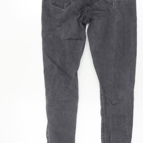 Topshop Jamie Women's Grey Skinny Stretch Jeans Size 10