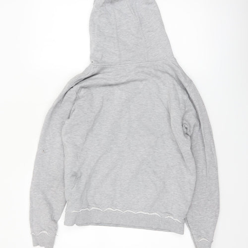 Pineapple Women's Grey Hoodie Medium Pullover Logo Cotton Blend