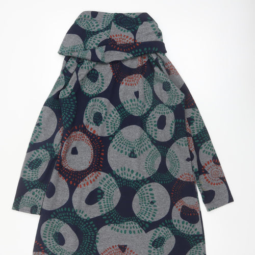 Lily & Me Women’s Multicoloured Size 14 Shift Dress Long Sleeve