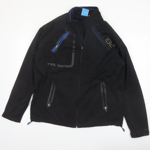 Next NX Sport Men's Black XL Softshell Jacket Windproof Water Resistant